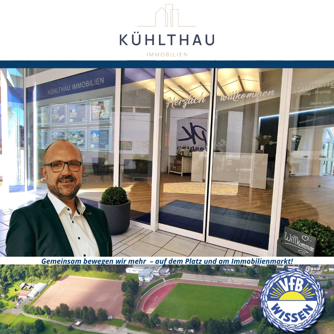 Sponsoring: Kühlthau Immobilien neuer Werbepartner des VFB Wissen